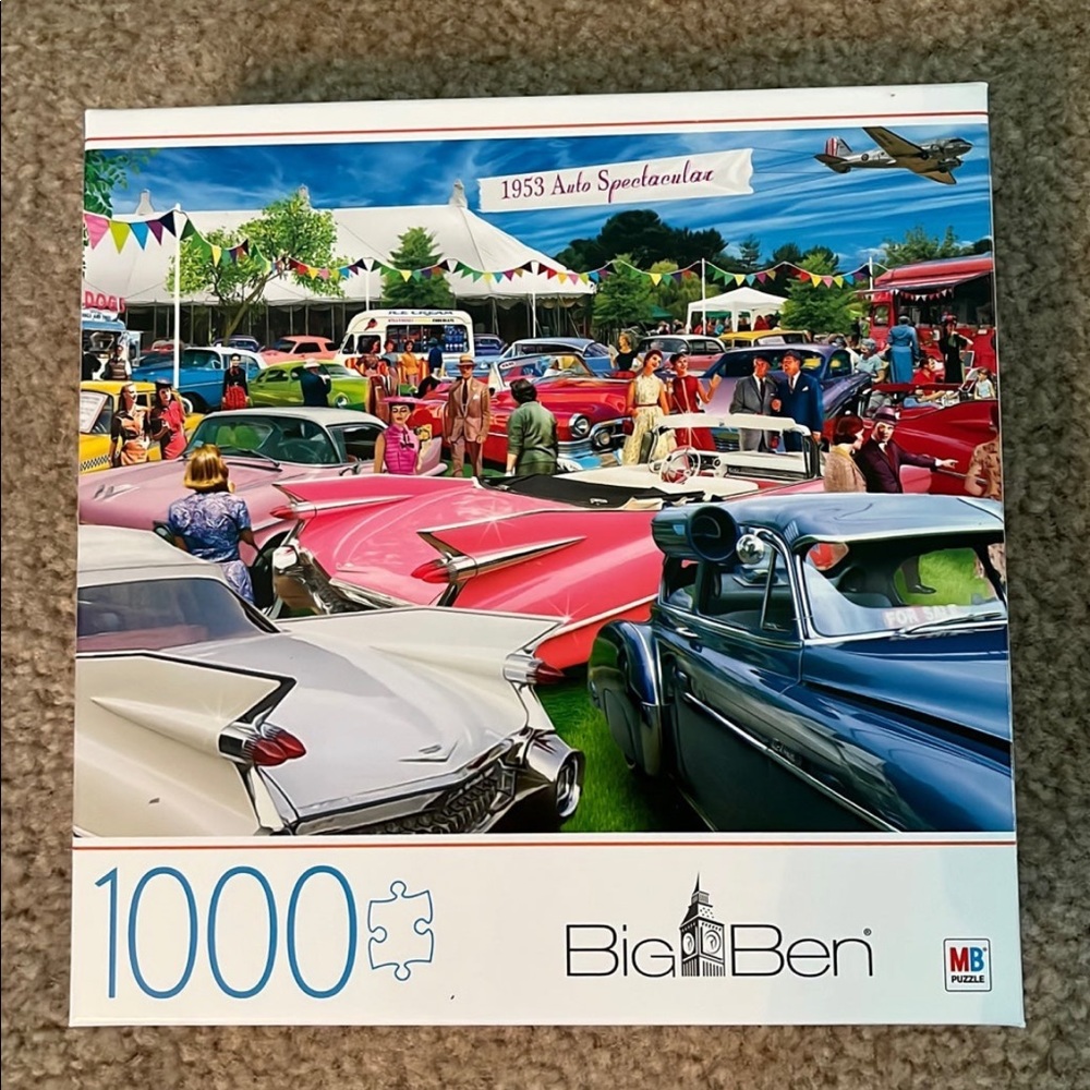“Car Show” Big Ben 1000 Piece Puzzle